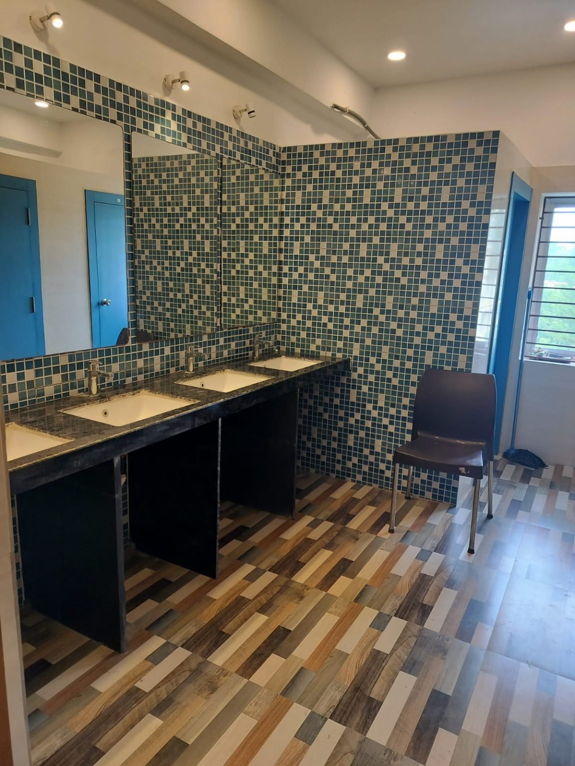 New classrooms and hygienic washrooms at ABVB