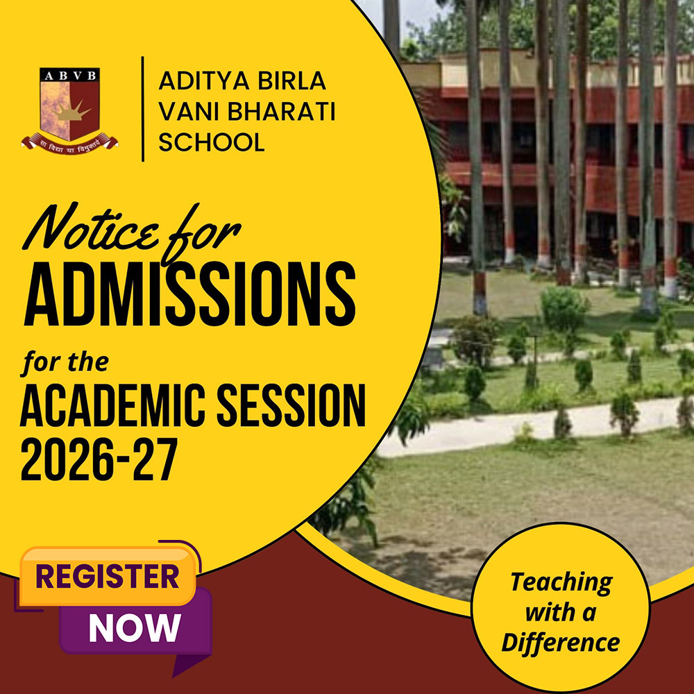 Admission Registration 2026-27- Aditya Birla Vani Bharati