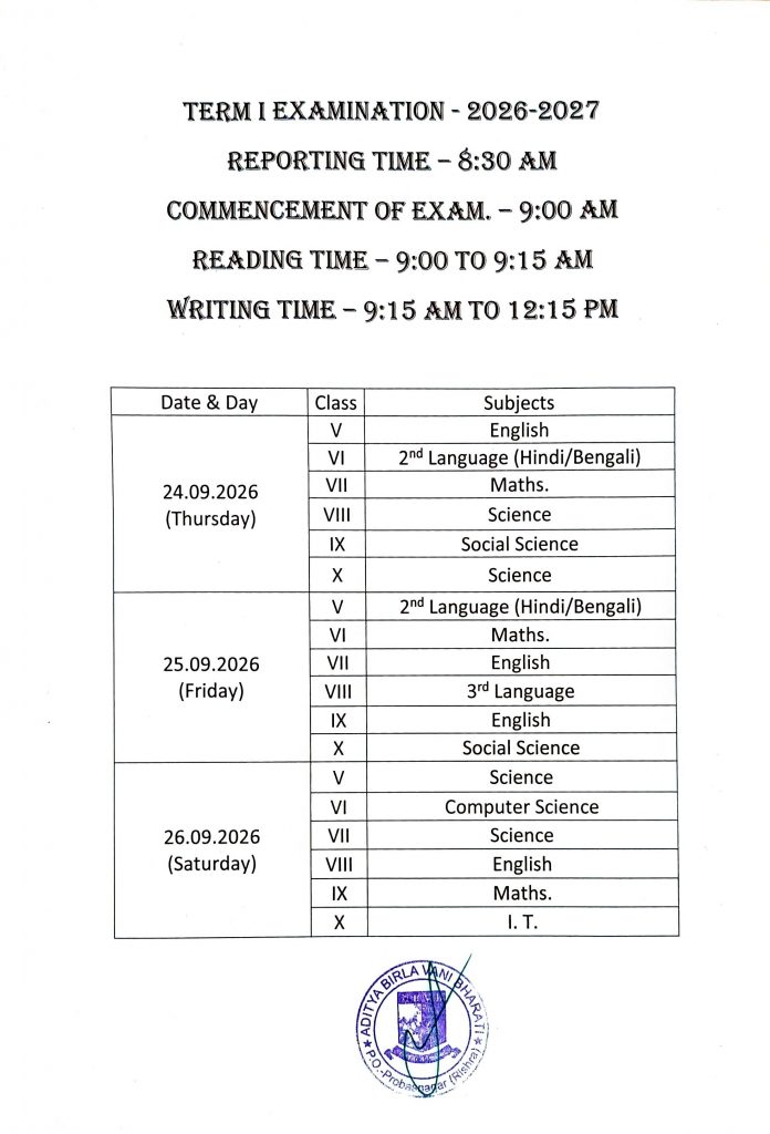 Exam Routine