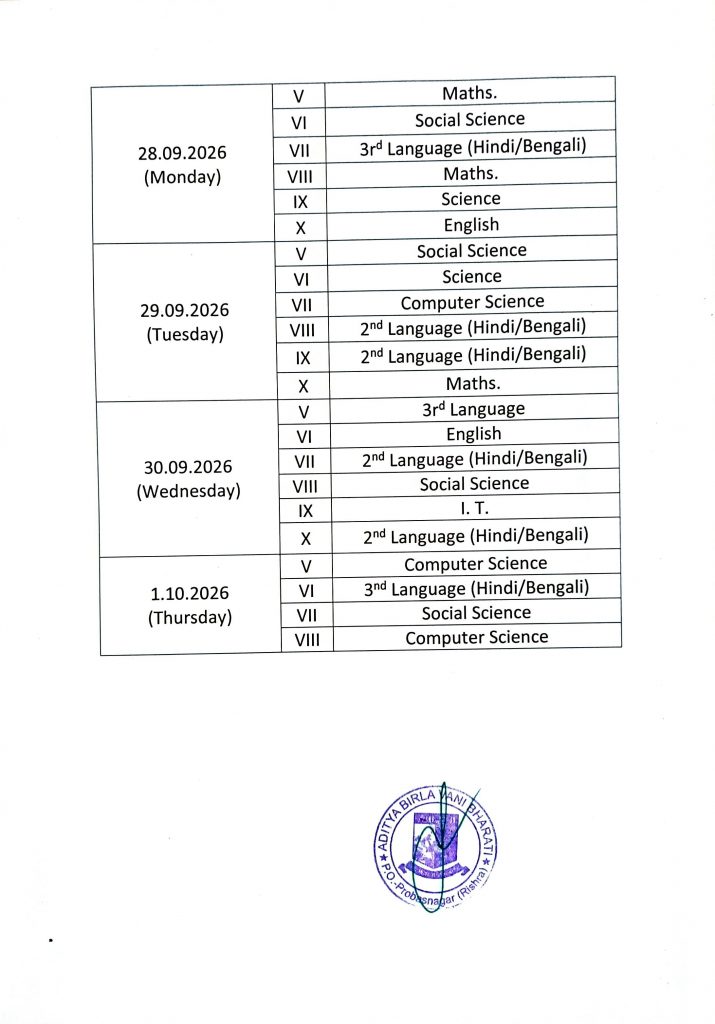 Exam Routine