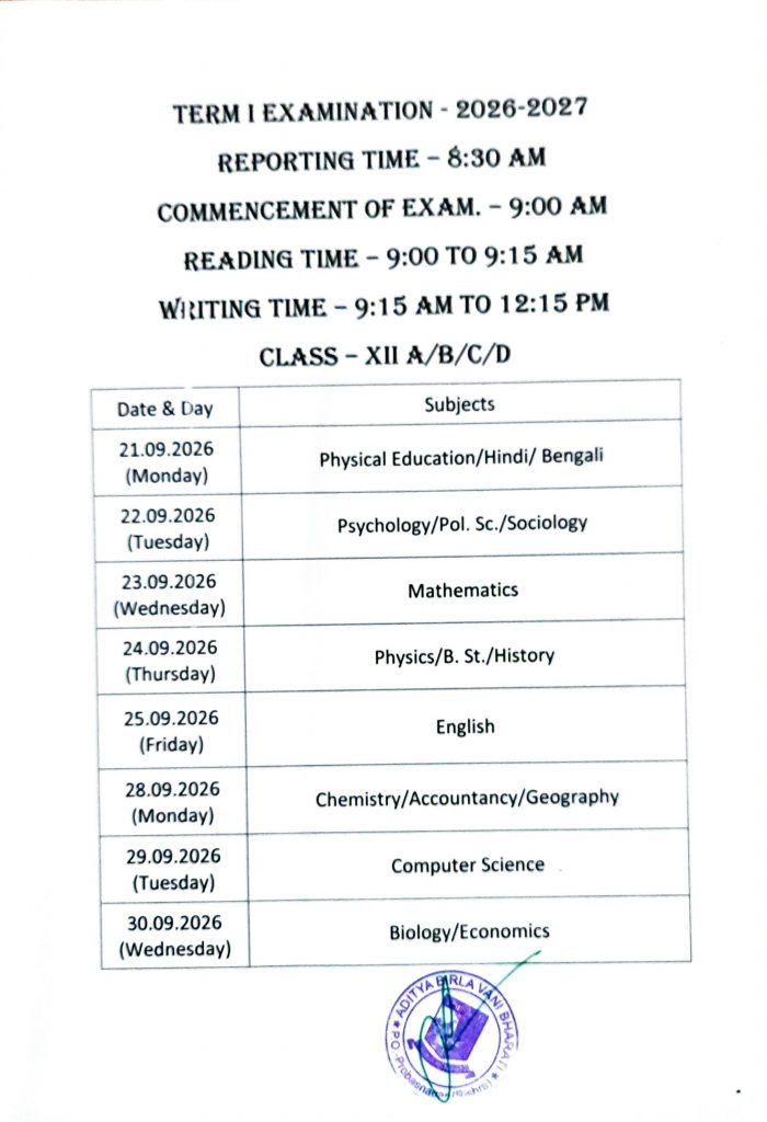 Exam Routine